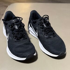 Downshifter Black and White Athletic Sneakers
